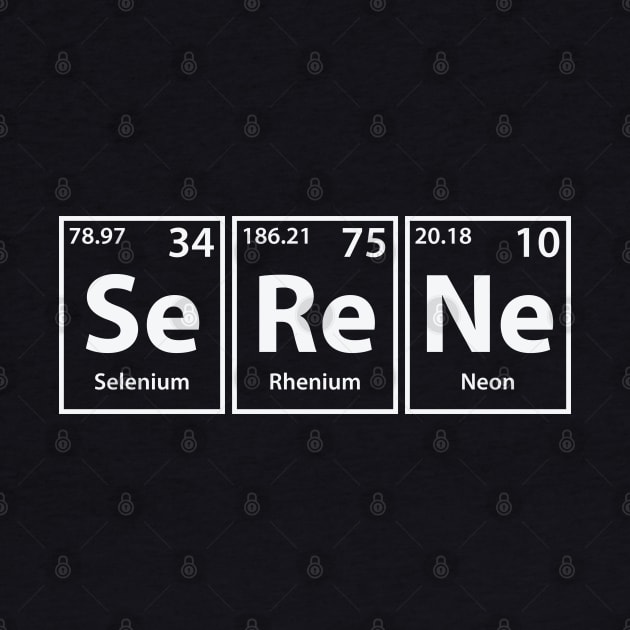 Serene (Se-Re-Ne) Periodic Elements Spelling by cerebrands